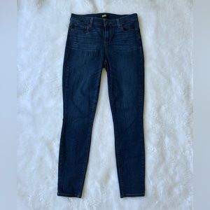 Paige Dark Wash Skinny Jeans